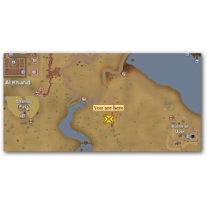 Location of Desert Devil in Runescape